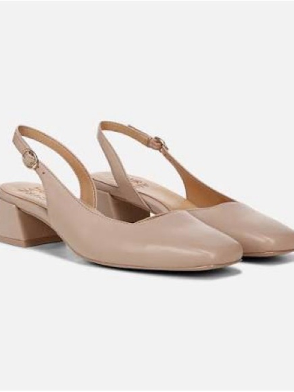 NWOB Naturalizer Jayla Slingback Pumps in “Warm Fawn Tan” — Size 6.5